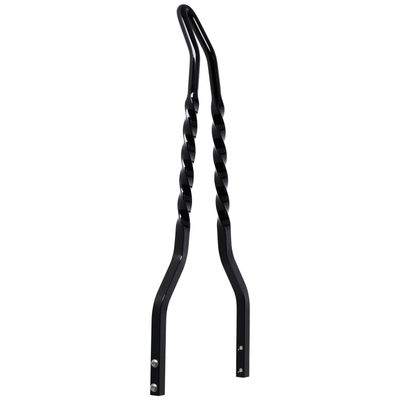 Sissybar Cycle Visions Twisted Stick 18" 8.25 8.75 svart
