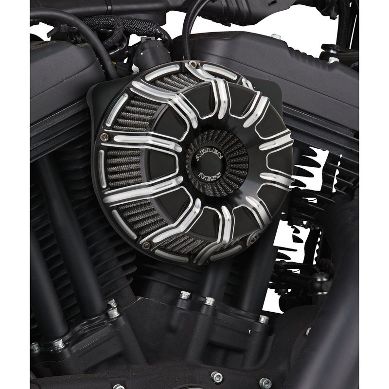 Luftfiltersats Arlen Ness 10-GAUGE CC svart Softail 16-17