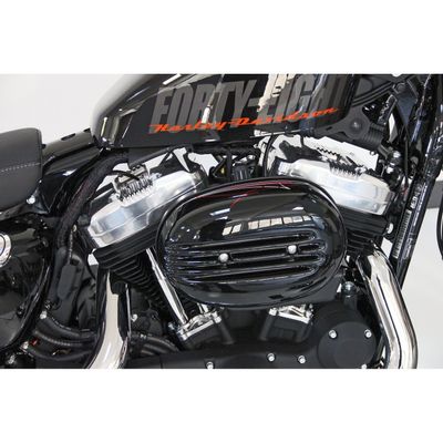 Luftfilterlock Cult-Werk blank XL Sportster with stock oval