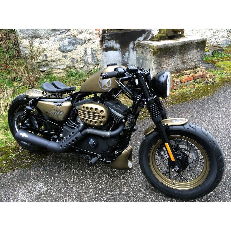 Spoiler Cult-Werk Bobber XL Sportster 04-22 mattsvart