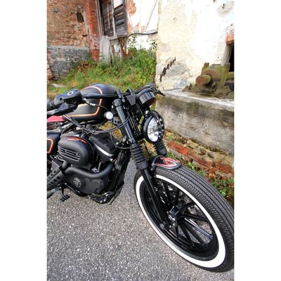Framskärm Cult-Werk Bobber mattsvart XL Sportster 11-22