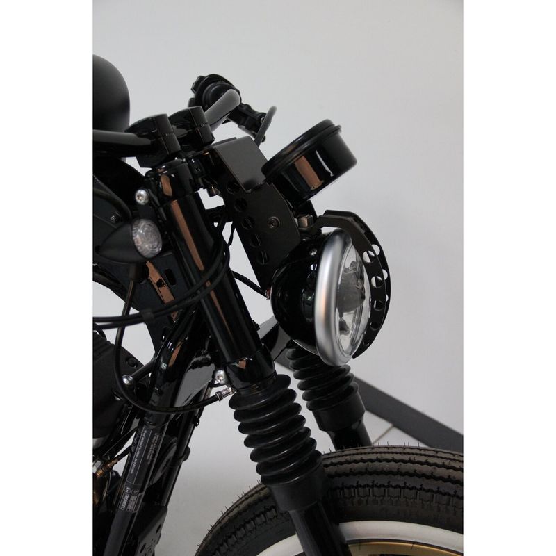 Kåpa gaffelrör Cult-Werk 4 blanksvart XL Sportster 04-22