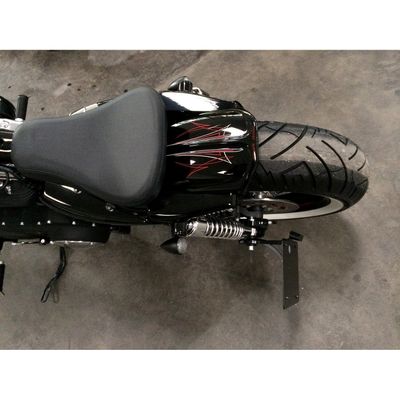 Bakskärm Cult-Werk Old School XL Sportster 04-22 blanksvart