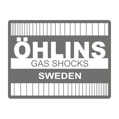 Öhlins, Sticker Öhlins Retro White