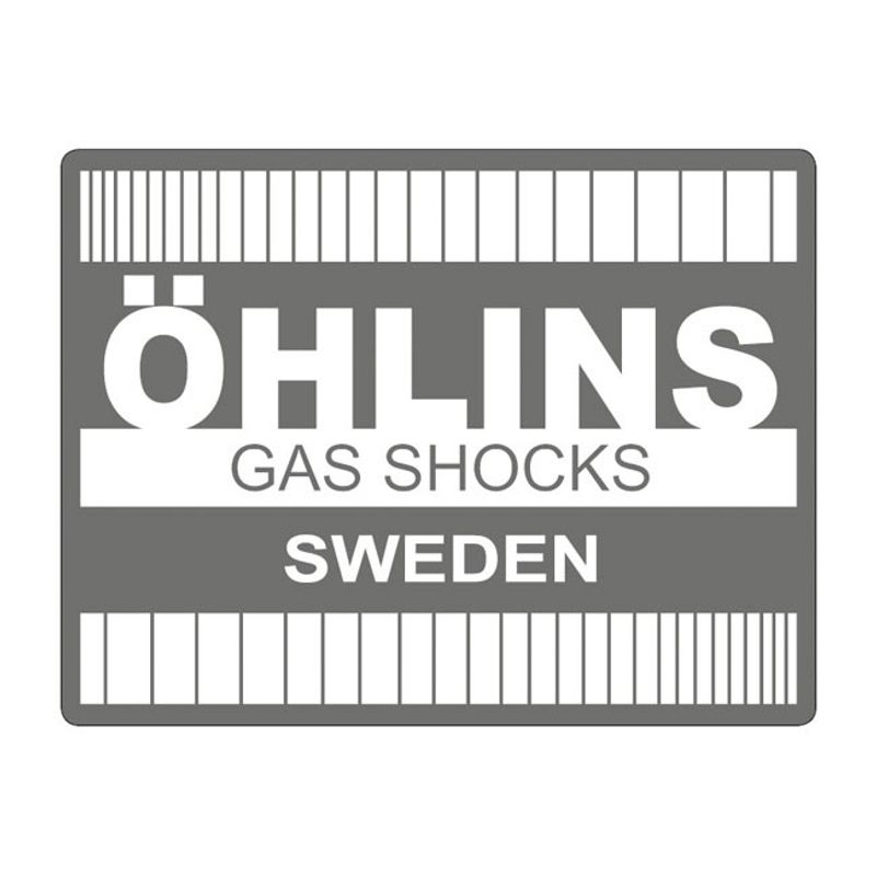 Öhlins, Sticker Öhlins Retro White