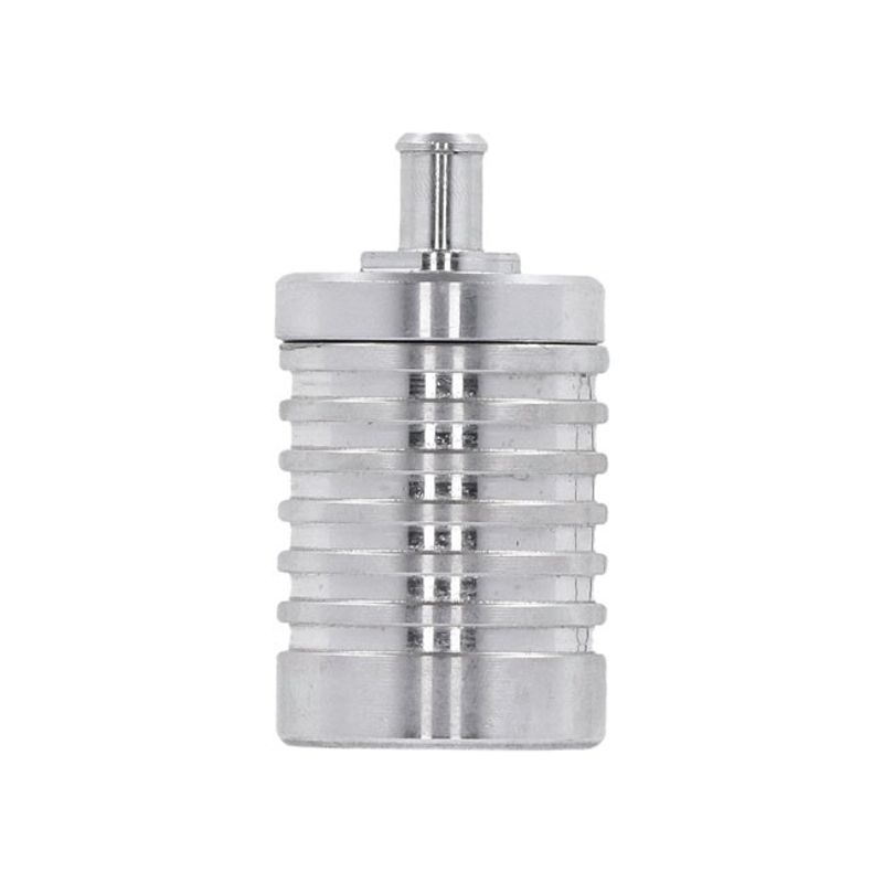 DK Custom Products, 4 stage billet catch can. Clear