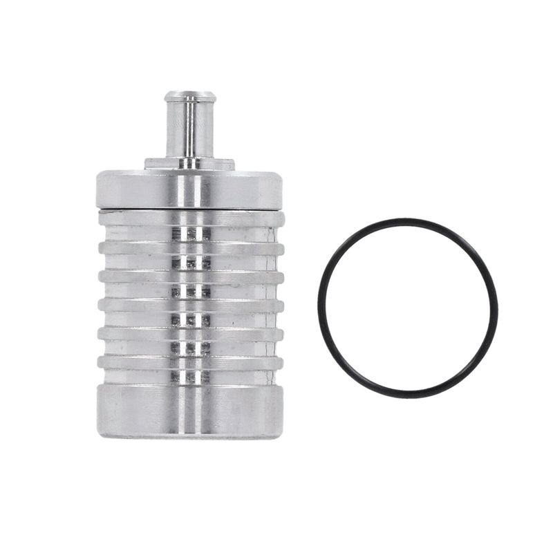 DK Custom Products, 4 stage billet catch can. Clear