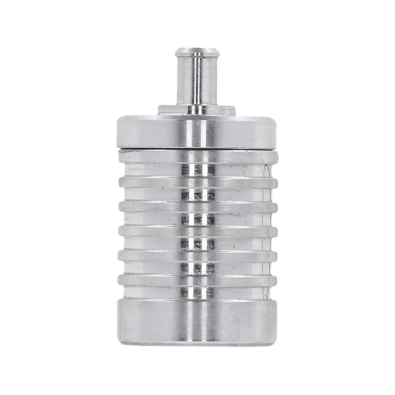 DK Custom Products, 4 stage billet catch can. Clear