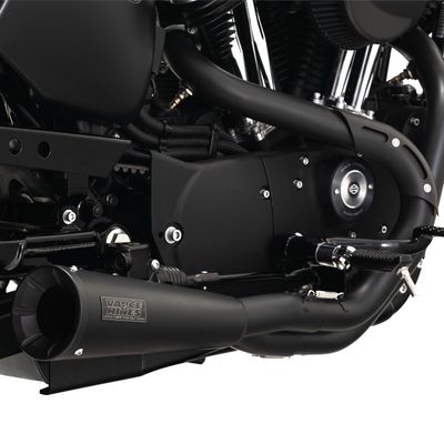 Avgassystem Vance & Hines 2 1 rostfri svart XL Sportster 04-13
