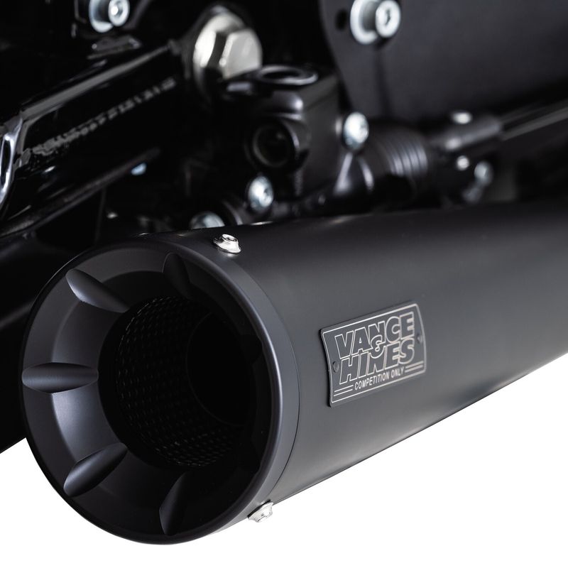 Avgassystem Vance & Hines 2 1 rostfri svart XL Sportster 04-13