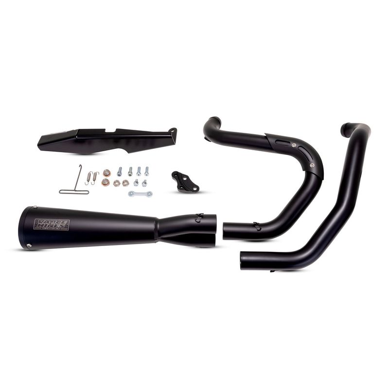 Avgassystem Vance & Hines 2 1 rostfri svart XL Sportster 04-13
