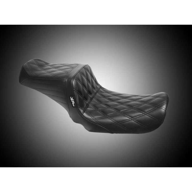Sadel Le Pera TailWhip 2 dubbel diamond svart Dyna 06-17