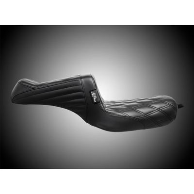 Sadel Le Pera TailWhip 2 dubbel diamond svart XL Sportster 04-22
