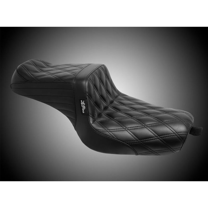 Sadel Le Pera TailWhip 2 dubbel diamond svart XL Sportster 04-22