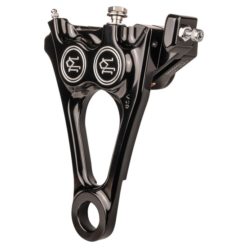 Fäste bromsok bak Performance Machine PM 4 CC svart Softail 18-26