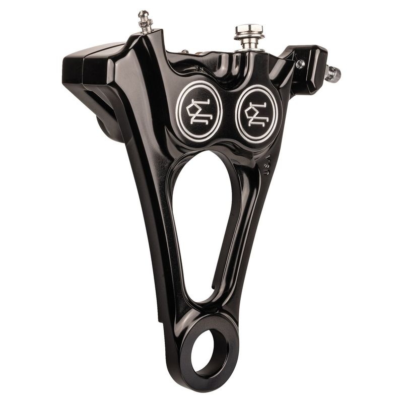 Fäste bromsok bak Performance Machine PM 4 CC svart Softail 18-26