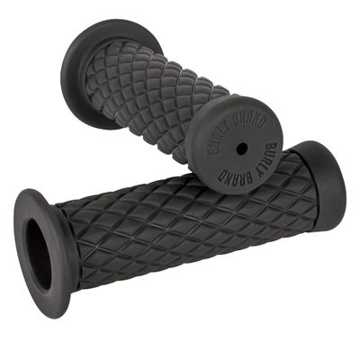 Handtag styre Burly Diamondback 1" svart 74-26