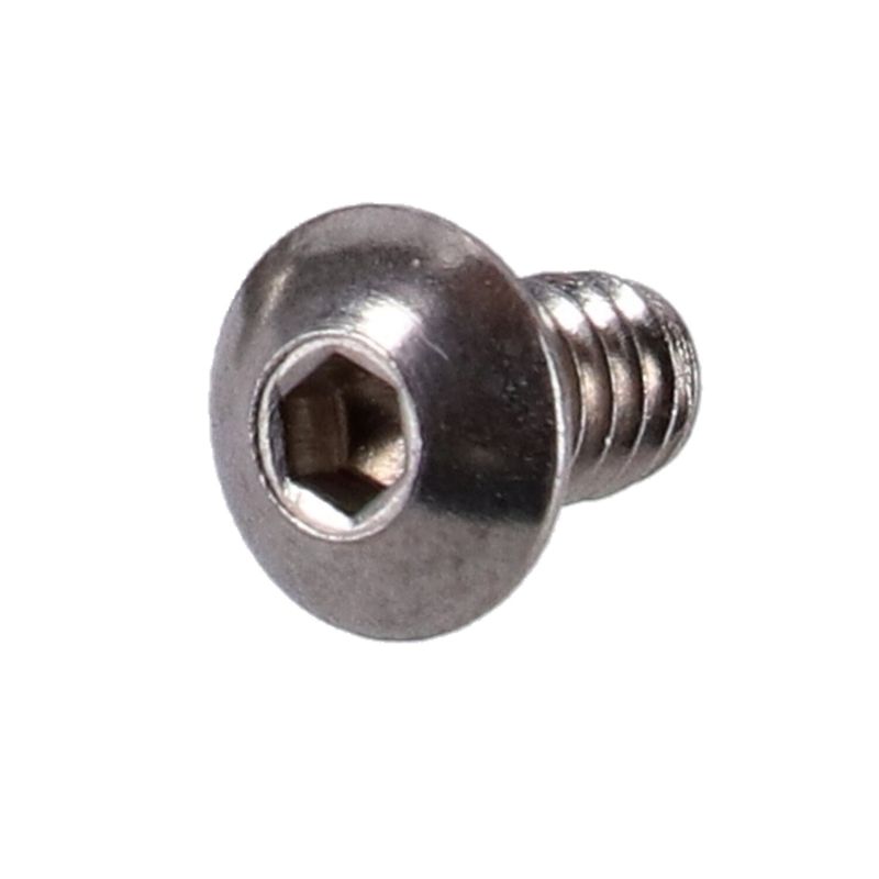 Insexskruv UNC 1/4-20x3/8, 9 mm lång, kullrig skalle, rostfri
