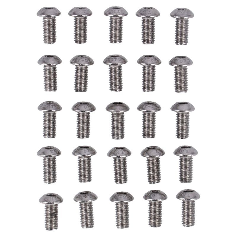 Skruv Gardner-Westcott M4 12mm rostfri (25-pack)