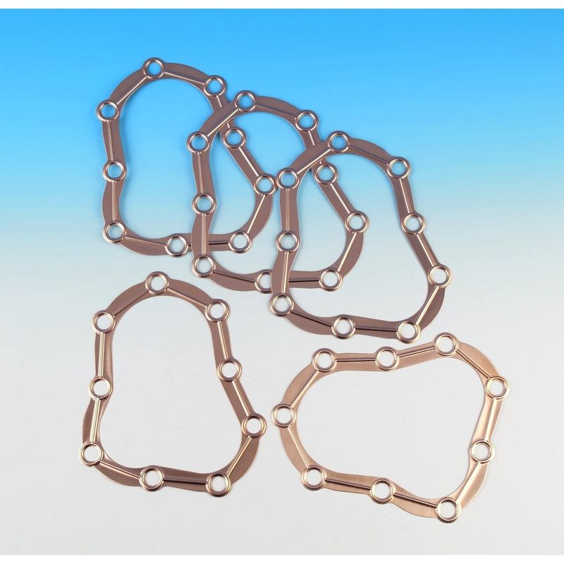 Packningssats topplock James Gaskets 16769-36 .020" koppar 74" & 80" Flatheads 37-48 (5-pack)