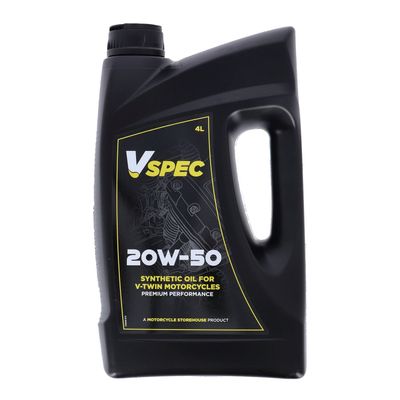 Olja Vspec 20W 50 Full 4liter syntet Big Twin 84-25