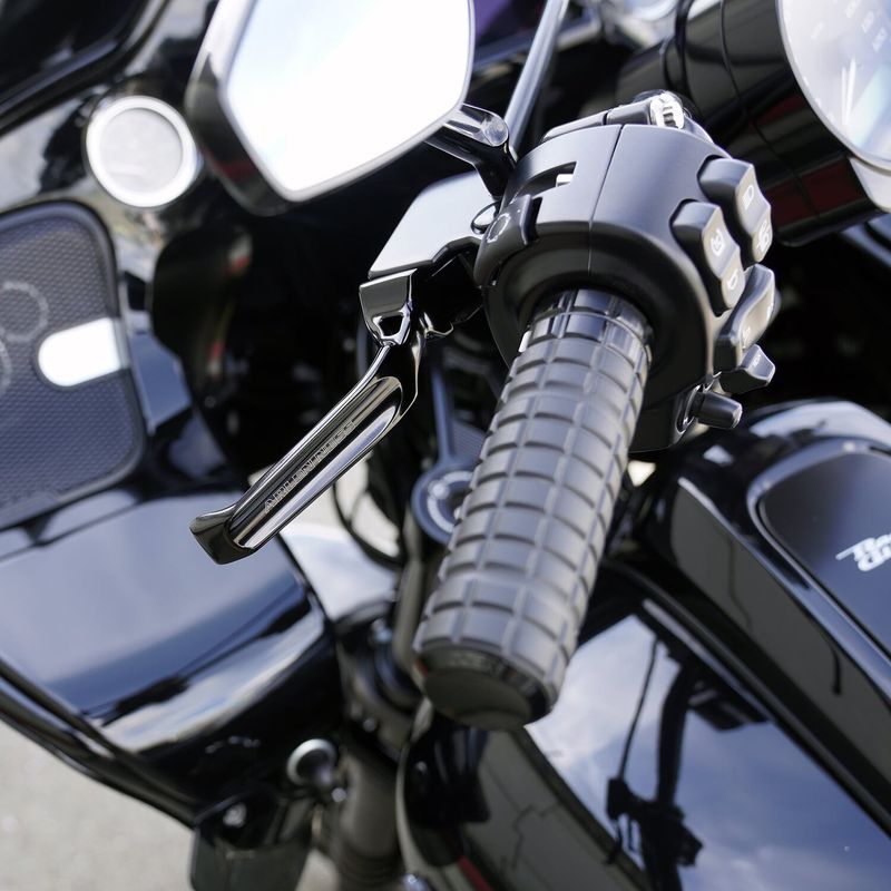 Handtagssats styre Arlen Ness Method svart Softail . With cable clutch (2-pack)