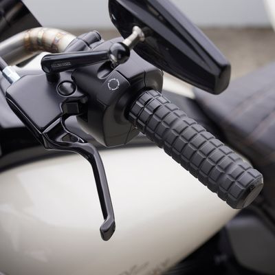Handtagssats styre Arlen Ness Method svart Softail . With cable clutch (2-pack)