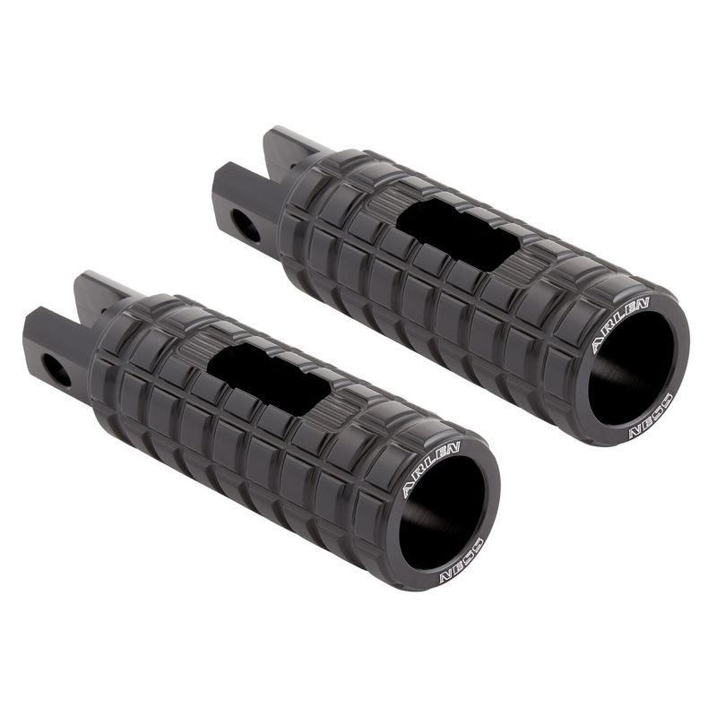 Fotpinnar Arlen Ness Speedliner svart Rider Softail 18-26 m.fl. (2-pack)