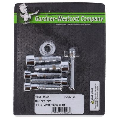 Monteringssats bromsok fram Gardner-Westcott FLT/Touring 08-25