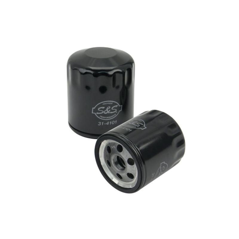 Oljefilter S&S 31-4101 svart Softail 84-98