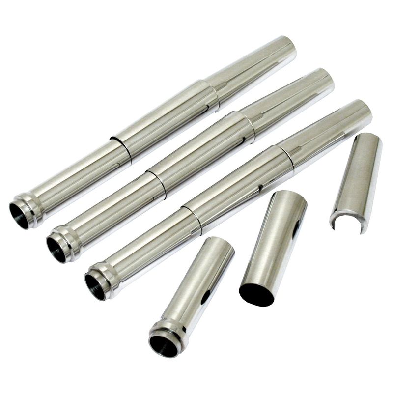 Kåpa stötstång Jims A Cut Above billet aluminium polerad Evo Big Twin 84-99