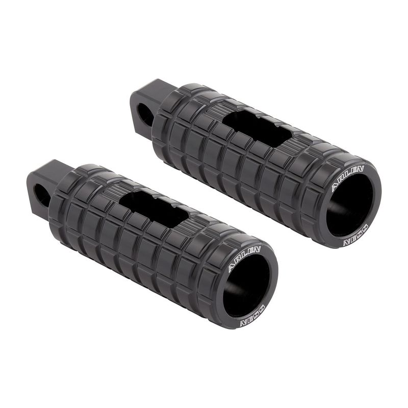 Fotpinnar Arlen Ness Speedliner Softail passenger 18-26 (2-pack) svart