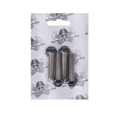 Bultsats fram Screws4Bikes Softail 07-26 blanksvart