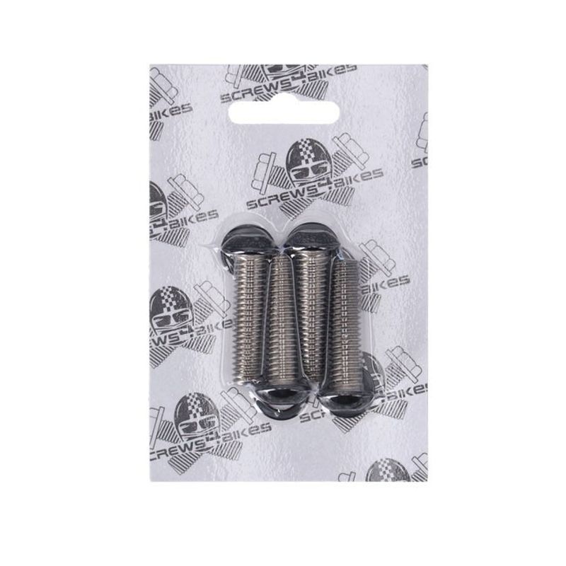 Bultsats fram Screws4Bikes Softail 07-26 blanksvart