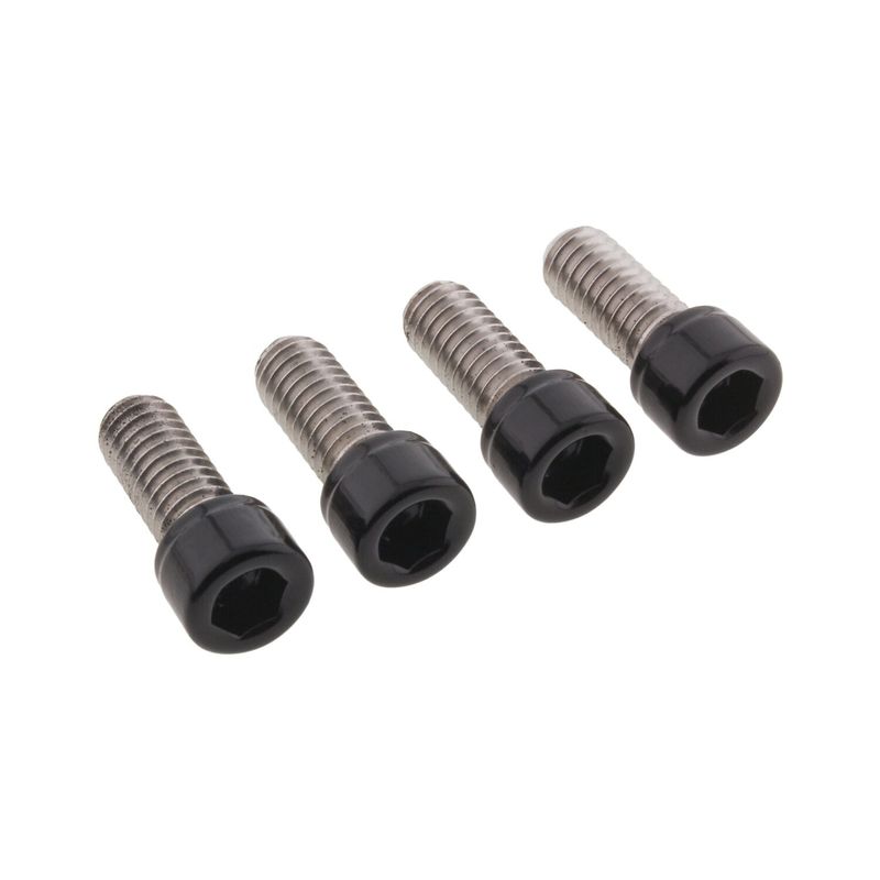 Skruvsats fram Screws4Bikes blank svart Softail FXBB, FXLR, FXST