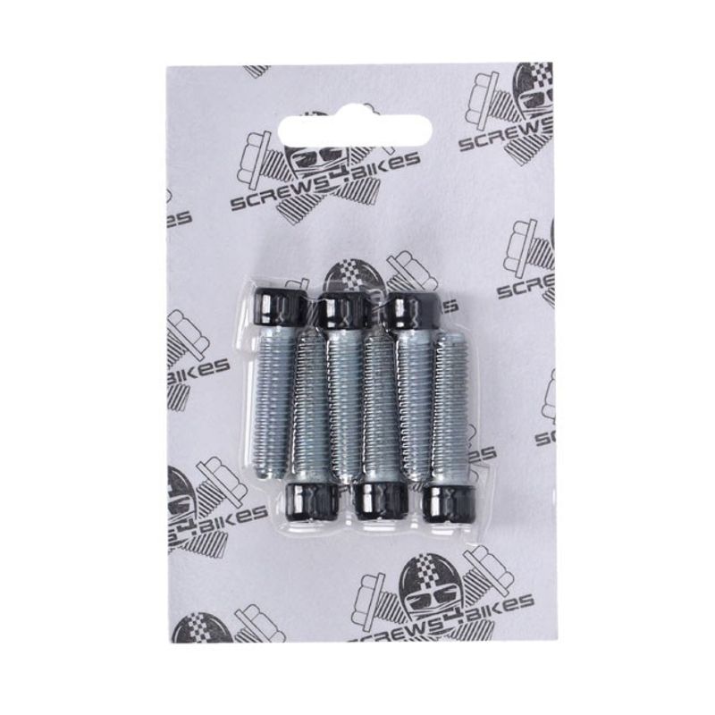 Bultsats fram Screws4Bikes Softail 18-24 blanksvart