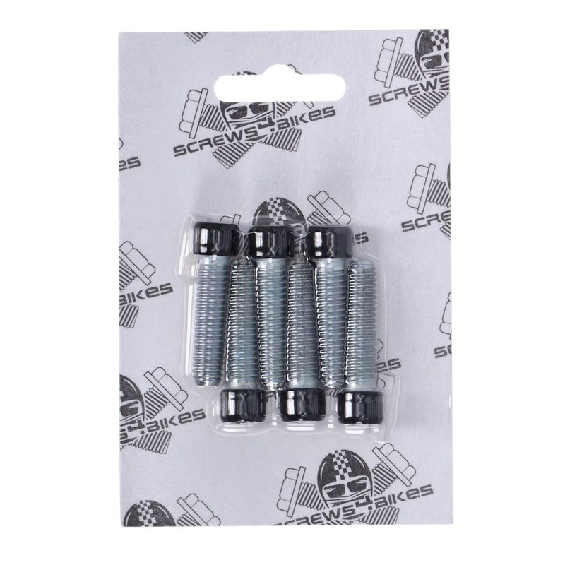 Bultsats fram Screws4Bikes Softail 18-24 blanksvart