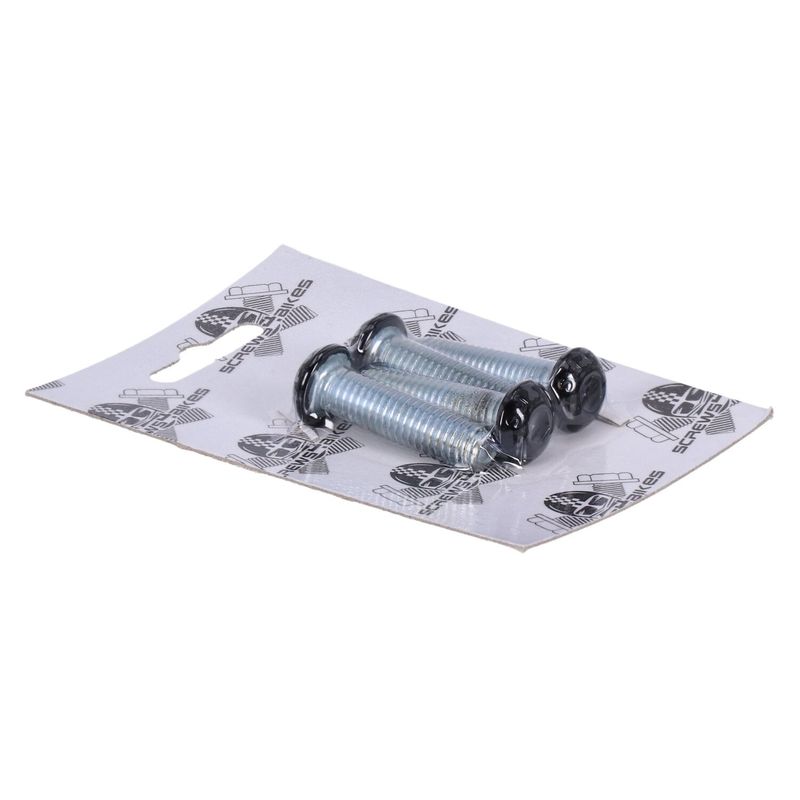 Skruvsats fram Screws4Bikes 4x SH blank svart stål XL Sportster 04-20 GK.HD.4.sw