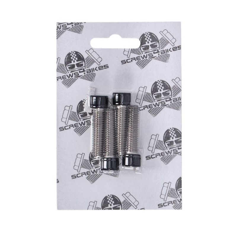 Skruvsats Screws4Bikes blank svart LK.HD.3.sw