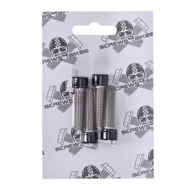 Skruvsats Screws4Bikes blank svart LK.HD.3.sw