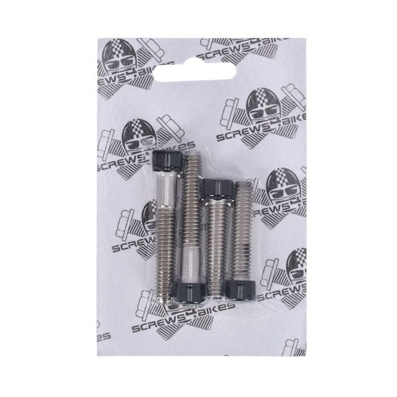 Bultsats Screws4Bikes Dyna Dyna (excl. 99-05 FXDL m.fl. blanksvart