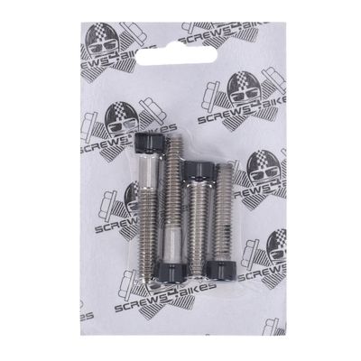 Bultsats Screws4Bikes Dyna Dyna (excl. 99-05 FXDL m.fl. blanksvart