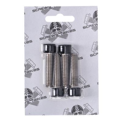 Bultsats Screws4Bikes Softail FLSTF/B/BS Fat Boy m.fl. blanksvart