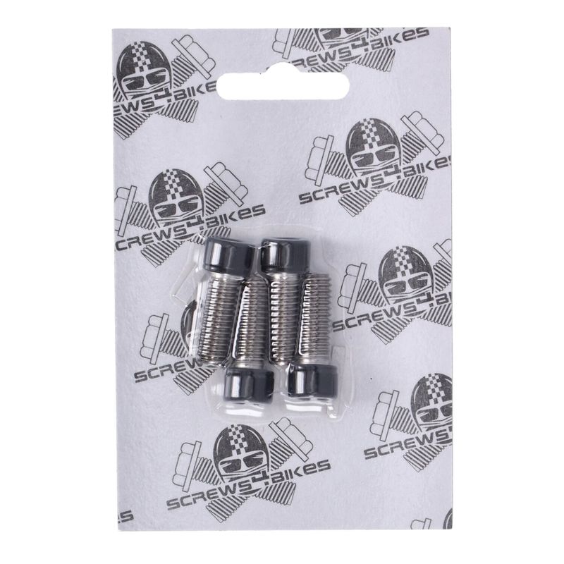 Skruvsats Screws4Bikes matt svart LK.HD.2.swm