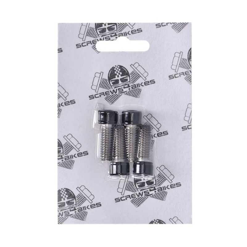 Skruvsats Screws4Bikes blank svart LK.HD.2.sw