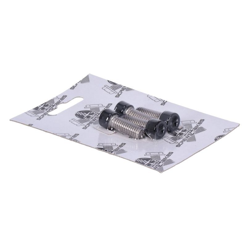 Skruvsats Screws4Bikes blank svart LK.HD.2.sw