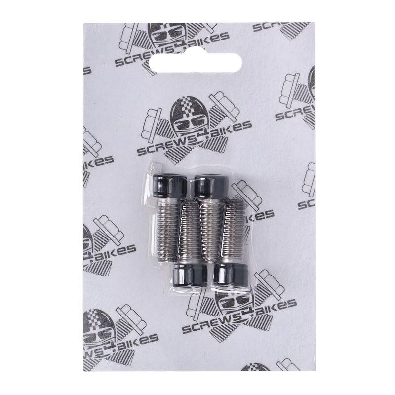 Skruvsats Screws4Bikes blank svart LK.HD.2.sw