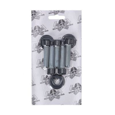 Bultsats Screws4Bikes stål Softail blank