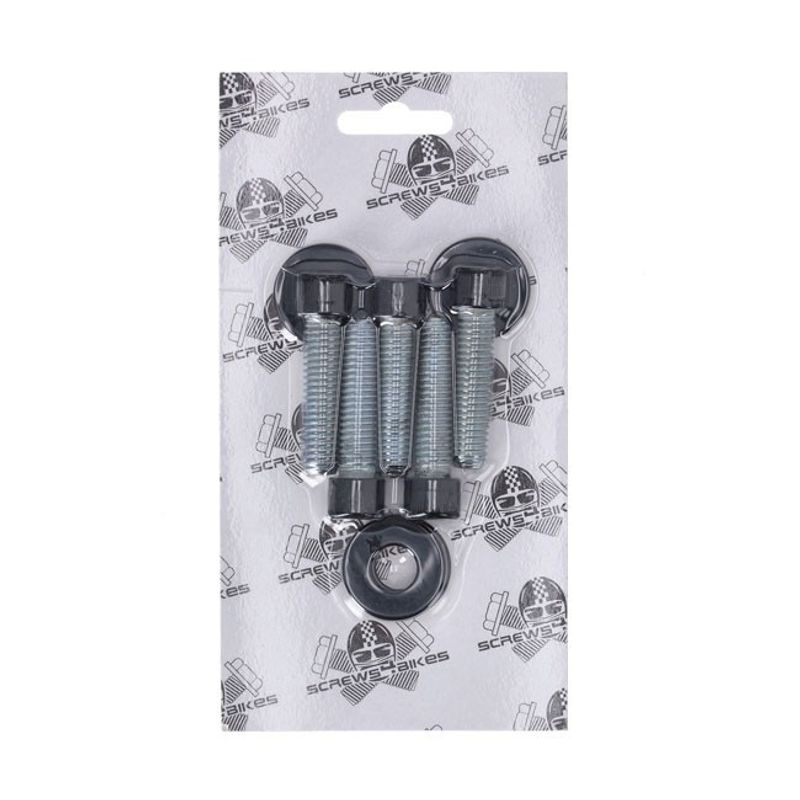 Bultsats Screws4Bikes stål Softail blank