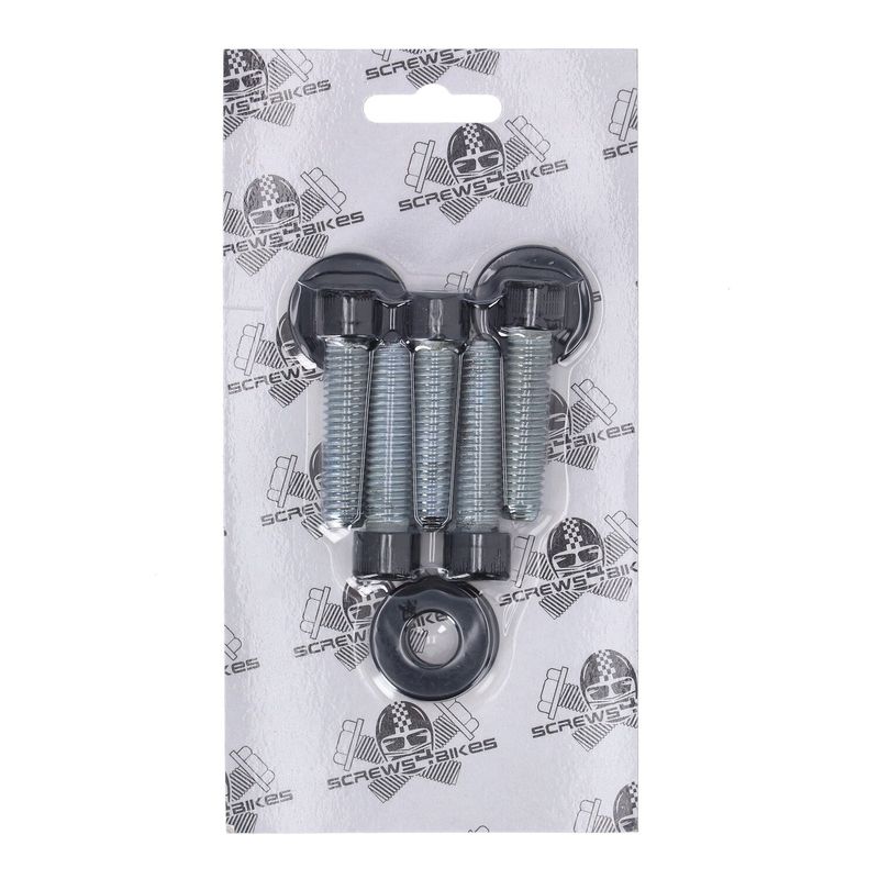 Bultsats Screws4Bikes stål Softail blank
